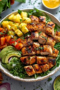 A dish of Hawaiian Chicken Salad